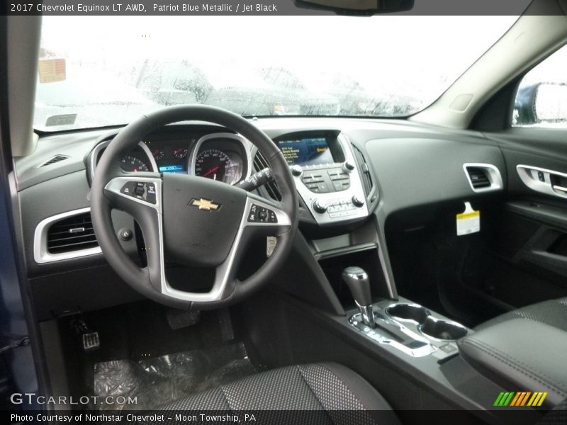 Patriot Blue Metallic / Jet Black 2017 Chevrolet Equinox LT AWD