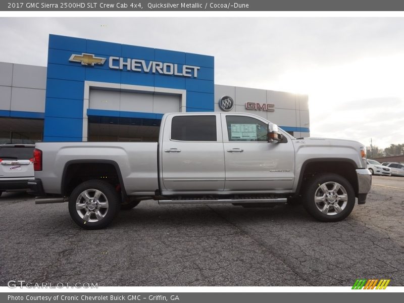  2017 Sierra 2500HD SLT Crew Cab 4x4 Quicksilver Metallic