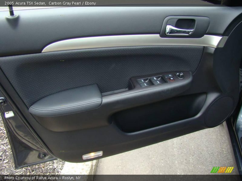 Carbon Gray Pearl / Ebony 2005 Acura TSX Sedan