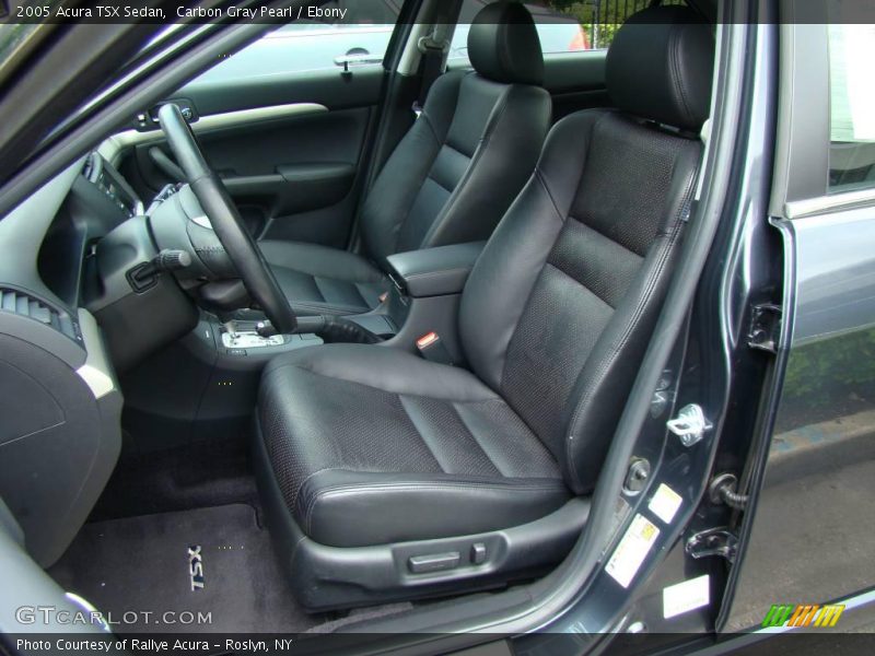 Carbon Gray Pearl / Ebony 2005 Acura TSX Sedan