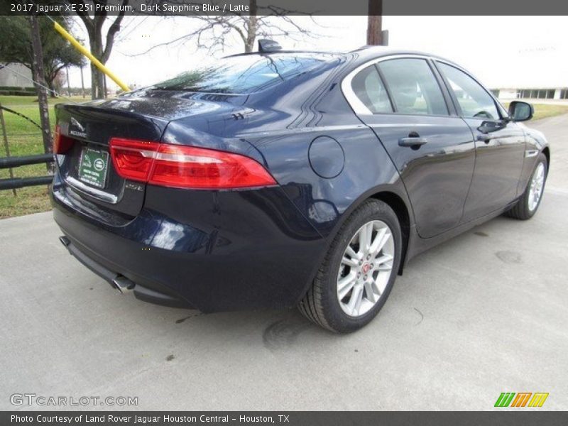 Dark Sapphire Blue / Latte 2017 Jaguar XE 25t Premium