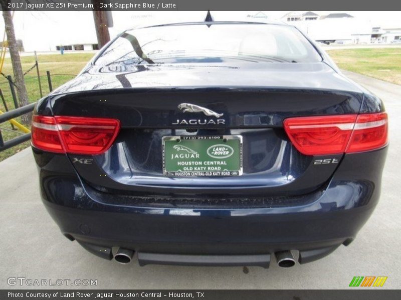 Dark Sapphire Blue / Latte 2017 Jaguar XE 25t Premium