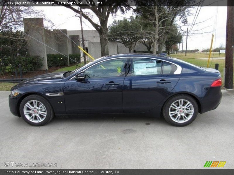  2017 XE 25t Premium Dark Sapphire Blue