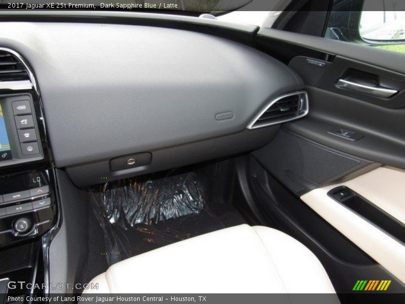 Dark Sapphire Blue / Latte 2017 Jaguar XE 25t Premium