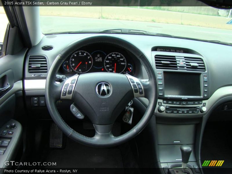 Carbon Gray Pearl / Ebony 2005 Acura TSX Sedan