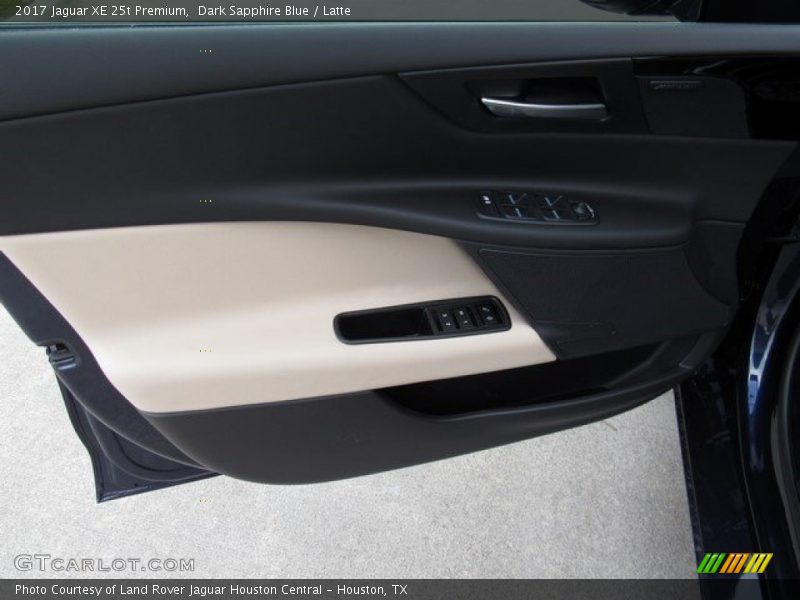 Dark Sapphire Blue / Latte 2017 Jaguar XE 25t Premium