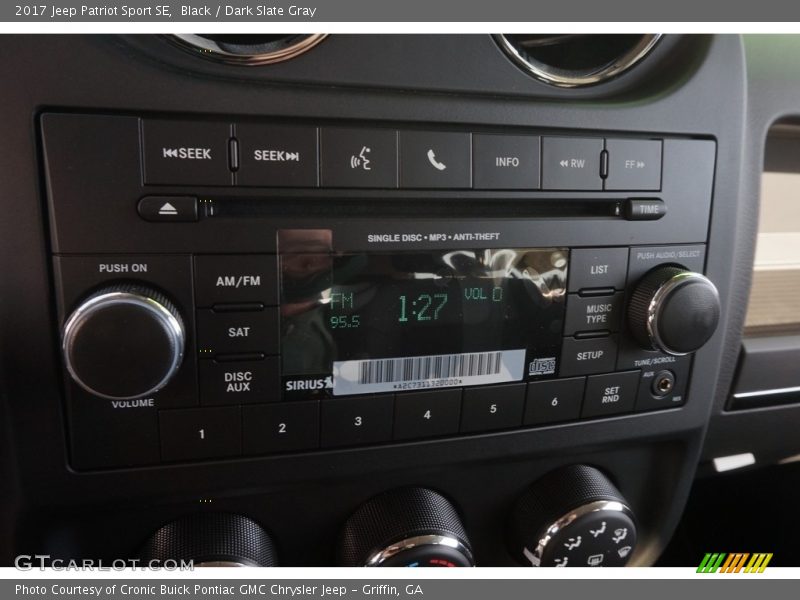 Black / Dark Slate Gray 2017 Jeep Patriot Sport SE