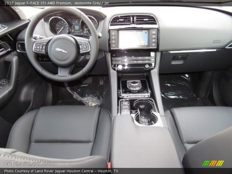 Dashboard of 2017 F-PACE 35t AWD Premium