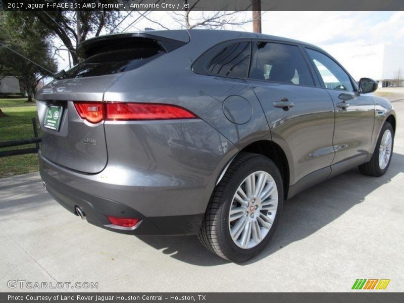 Ammonite Grey / Jet 2017 Jaguar F-PACE 35t AWD Premium