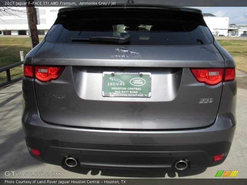 Ammonite Grey / Jet 2017 Jaguar F-PACE 35t AWD Premium