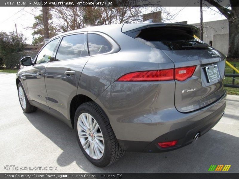 Ammonite Grey / Jet 2017 Jaguar F-PACE 35t AWD Premium