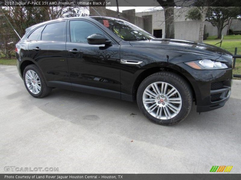 Ultimate Black / Jet 2017 Jaguar F-PACE 35t AWD Premium