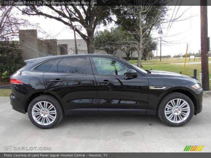 Ultimate Black / Jet 2017 Jaguar F-PACE 35t AWD Premium