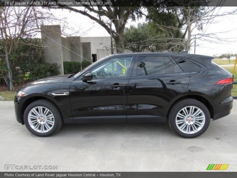 Ultimate Black / Jet 2017 Jaguar F-PACE 35t AWD Premium