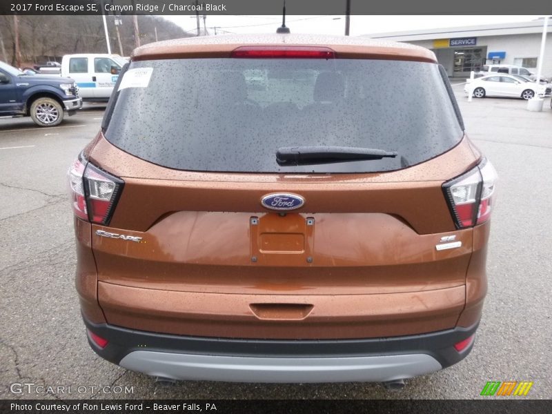 Canyon Ridge / Charcoal Black 2017 Ford Escape SE