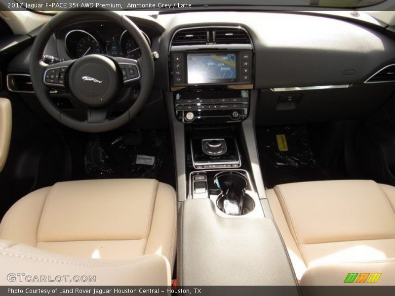 Dashboard of 2017 F-PACE 35t AWD Premium