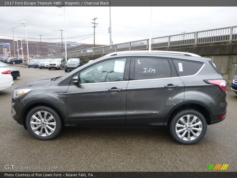 Magnetic / Charcoal Black 2017 Ford Escape Titanium 4WD