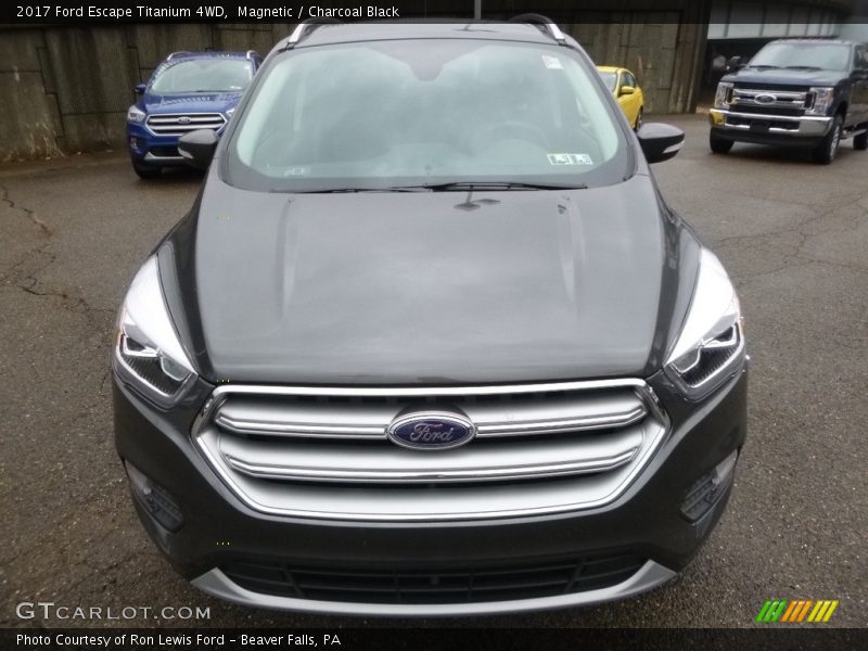 Magnetic / Charcoal Black 2017 Ford Escape Titanium 4WD