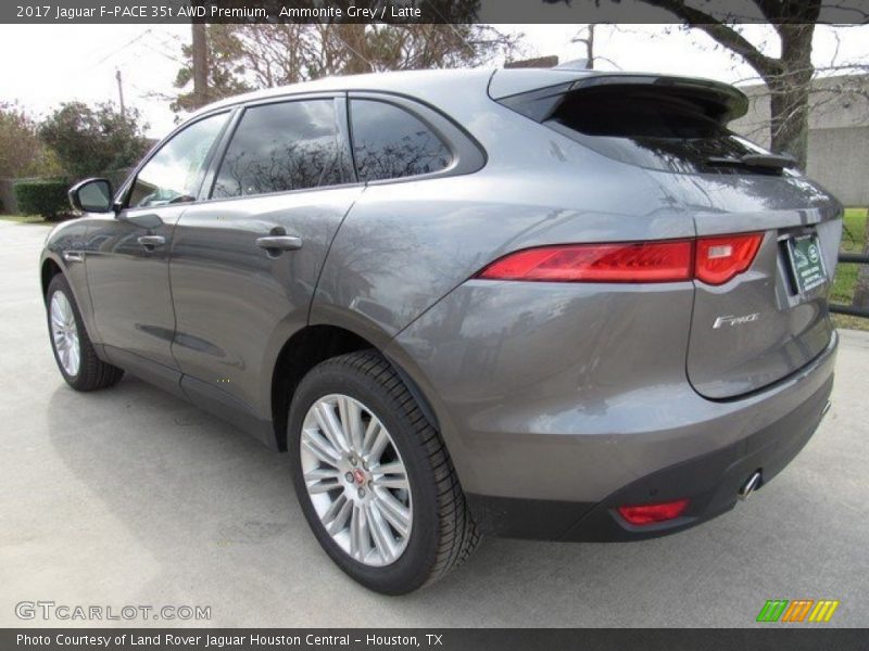 Ammonite Grey / Latte 2017 Jaguar F-PACE 35t AWD Premium