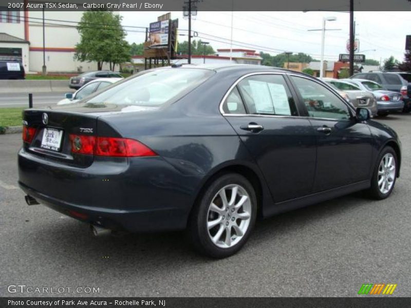 Carbon Gray Pearl / Ebony 2007 Acura TSX Sedan