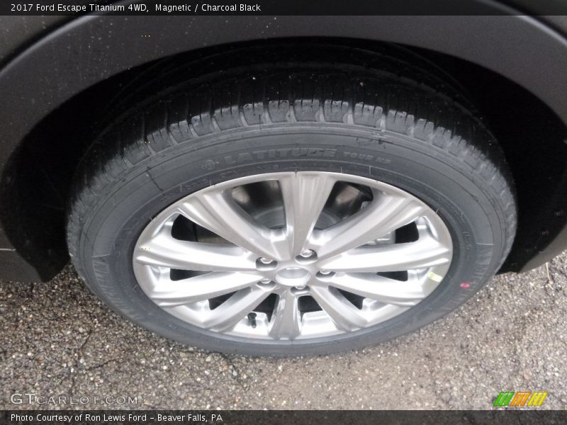 Magnetic / Charcoal Black 2017 Ford Escape Titanium 4WD