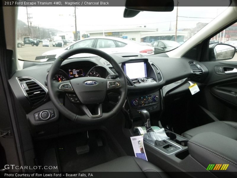 Magnetic / Charcoal Black 2017 Ford Escape Titanium 4WD