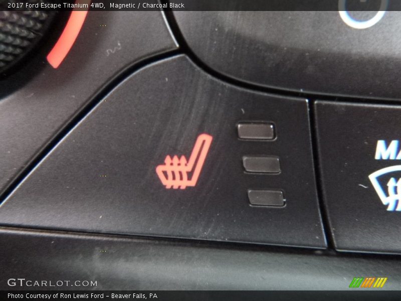 Magnetic / Charcoal Black 2017 Ford Escape Titanium 4WD
