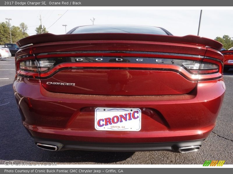 Octane Red / Black 2017 Dodge Charger SE