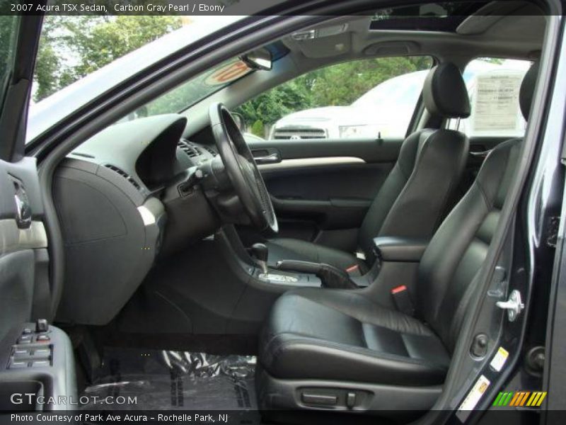 Carbon Gray Pearl / Ebony 2007 Acura TSX Sedan