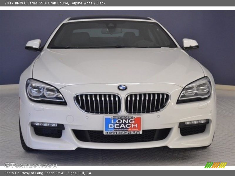 Alpine White / Black 2017 BMW 6 Series 650i Gran Coupe