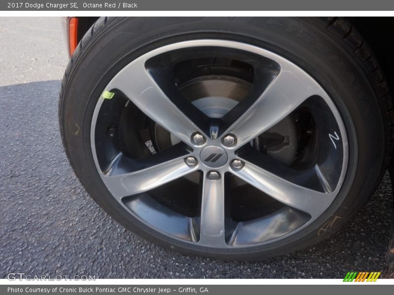 Octane Red / Black 2017 Dodge Charger SE