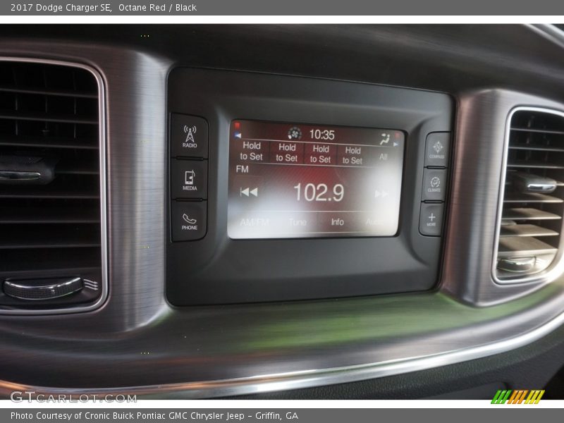 Octane Red / Black 2017 Dodge Charger SE