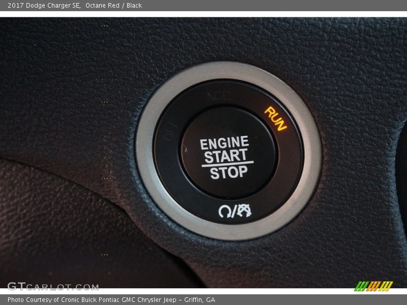 Octane Red / Black 2017 Dodge Charger SE