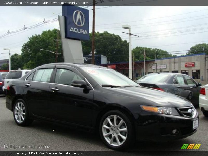 Nighthawk Black Pearl / Ebony 2008 Acura TSX Sedan