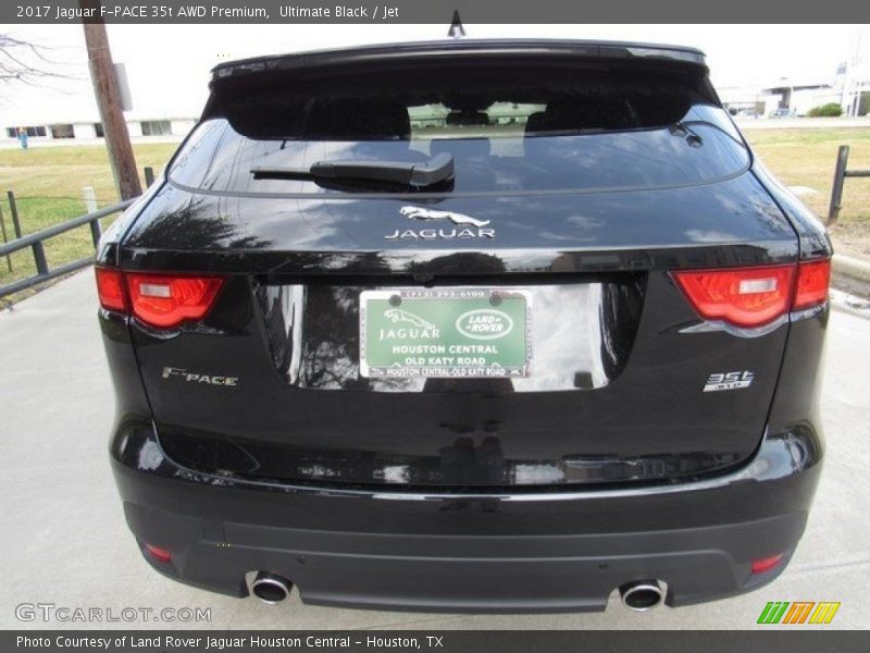 Ultimate Black / Jet 2017 Jaguar F-PACE 35t AWD Premium