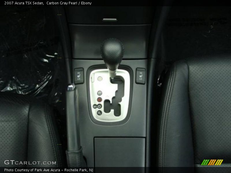 Carbon Gray Pearl / Ebony 2007 Acura TSX Sedan