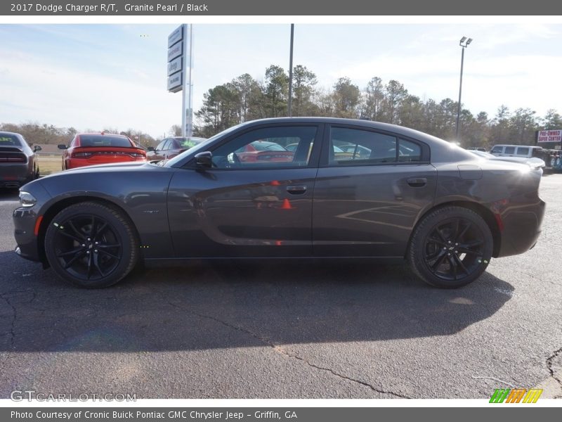 Granite Pearl / Black 2017 Dodge Charger R/T