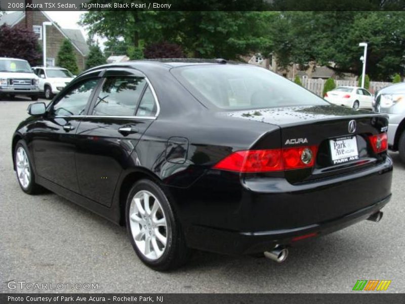 Nighthawk Black Pearl / Ebony 2008 Acura TSX Sedan