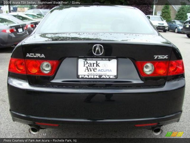 Nighthawk Black Pearl / Ebony 2008 Acura TSX Sedan