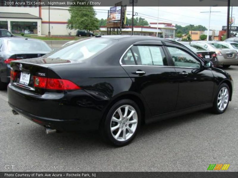 Nighthawk Black Pearl / Ebony 2008 Acura TSX Sedan