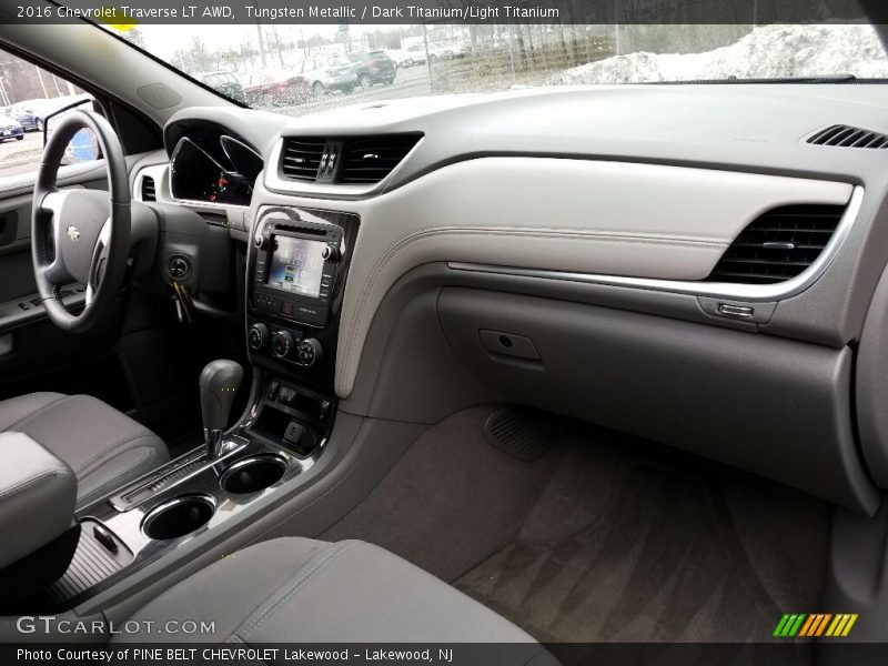 Tungsten Metallic / Dark Titanium/Light Titanium 2016 Chevrolet Traverse LT AWD