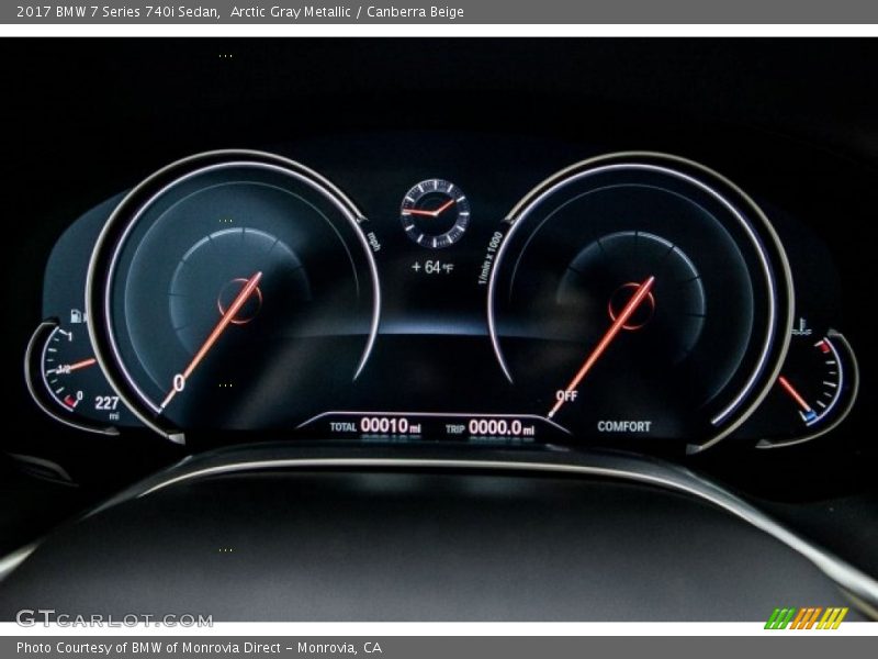  2017 7 Series 740i Sedan 740i Sedan Gauges