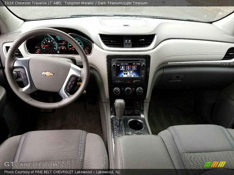 Tungsten Metallic / Dark Titanium/Light Titanium 2016 Chevrolet Traverse LT AWD