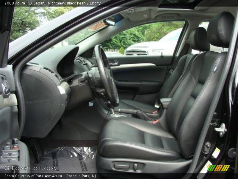 Nighthawk Black Pearl / Ebony 2008 Acura TSX Sedan