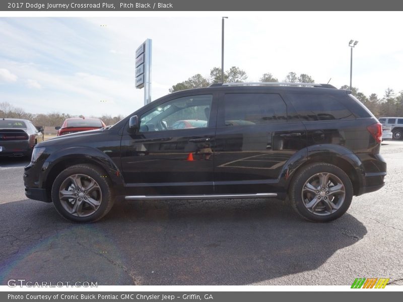 Pitch Black / Black 2017 Dodge Journey Crossroad Plus