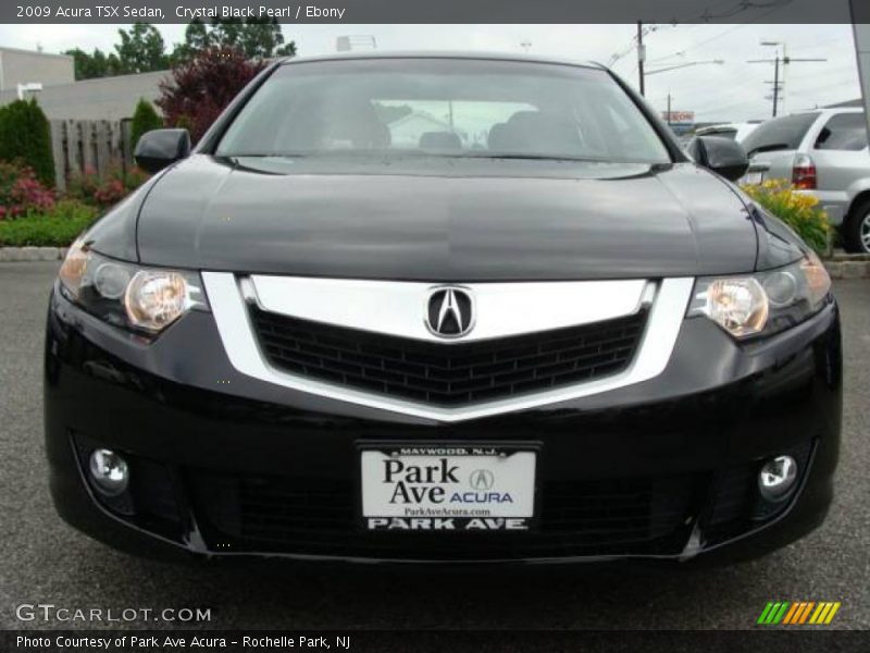 Crystal Black Pearl / Ebony 2009 Acura TSX Sedan