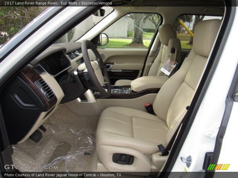 Front Seat of 2017 Range Rover 