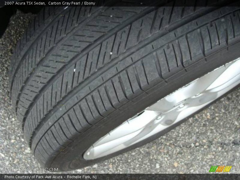 Carbon Gray Pearl / Ebony 2007 Acura TSX Sedan