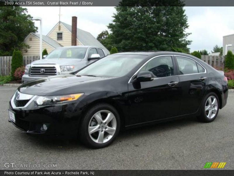 Crystal Black Pearl / Ebony 2009 Acura TSX Sedan