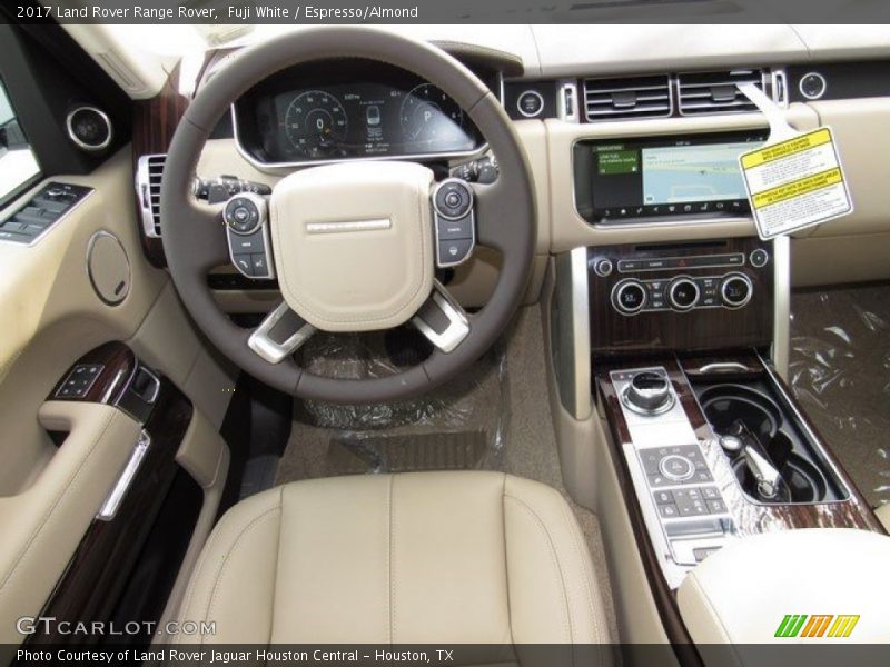 Dashboard of 2017 Range Rover 